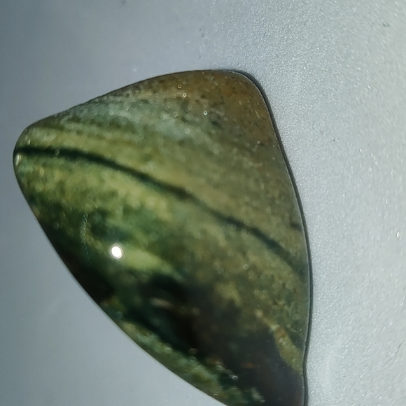 Gorgeous XL Jasper Crystal Green with some blue (very rare) - Picture 4 of 5